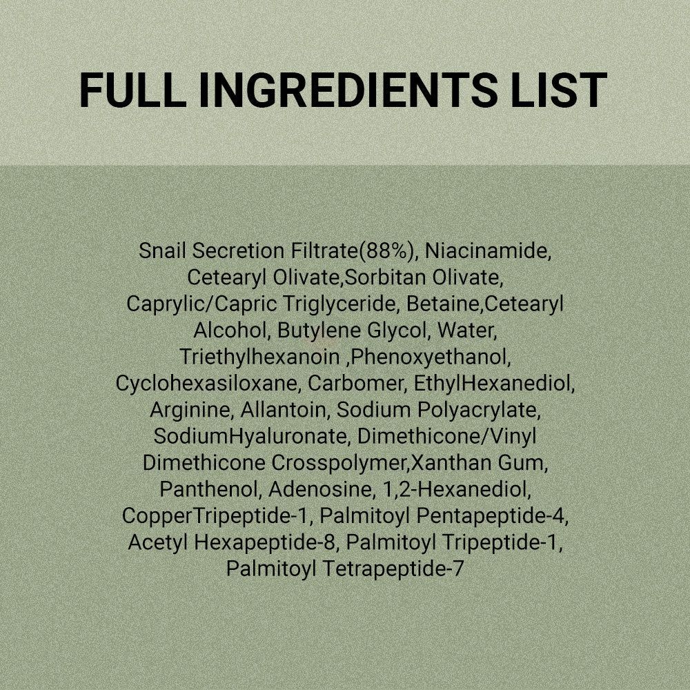 Jumiso Snail Mucin 88 + Peptide Facial Cream  