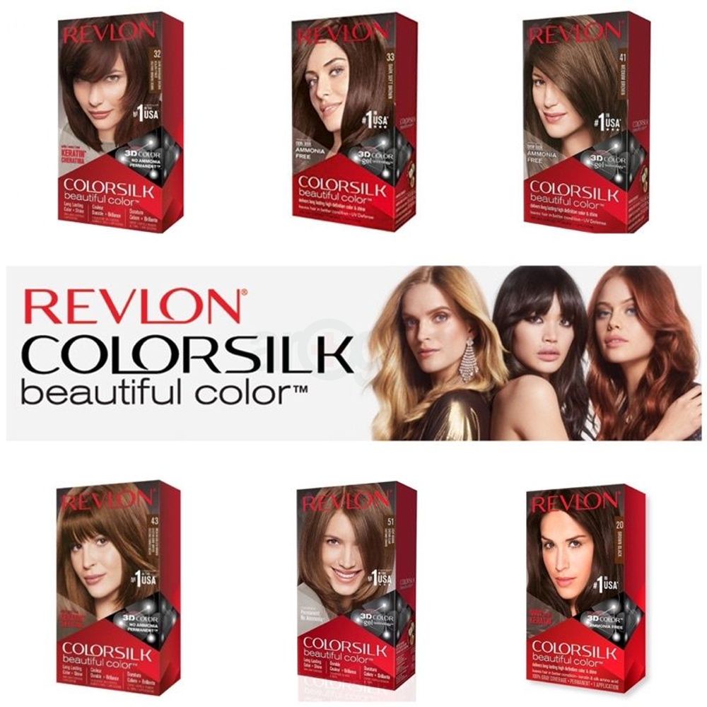 Revlon ColorSilk Beautiful Hair Color-33 Dark Soft Brown  
