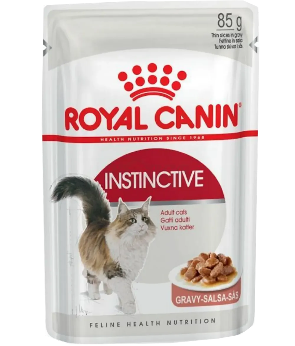 Royal Canin Adult Cat Food Instinctive Gravy Wet Pouch 85gm
  