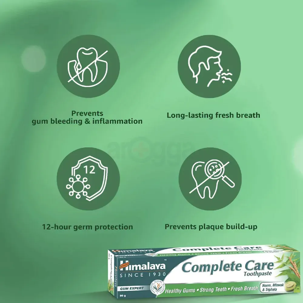 Himalaya Complete Care Toothpaste with Toothbrush Free 135g  