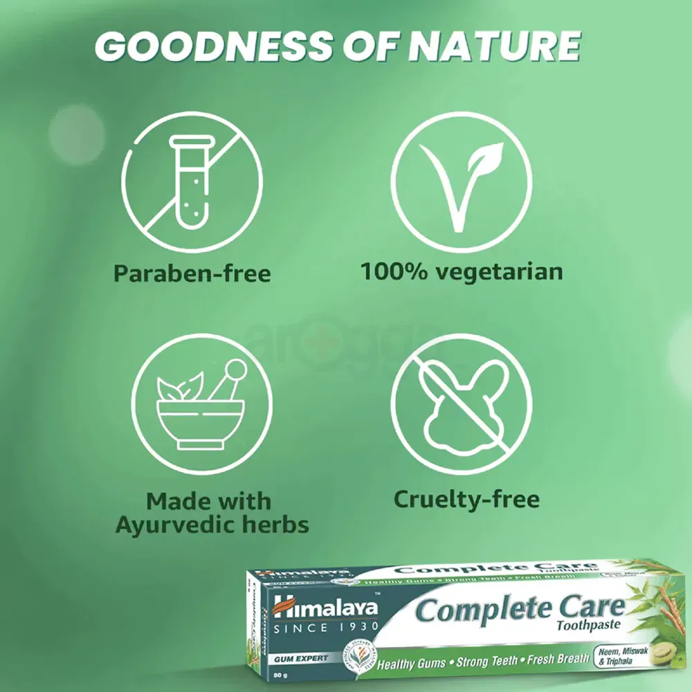 Himalaya Complete Care Toothpaste with Toothbrush Free 135g  
