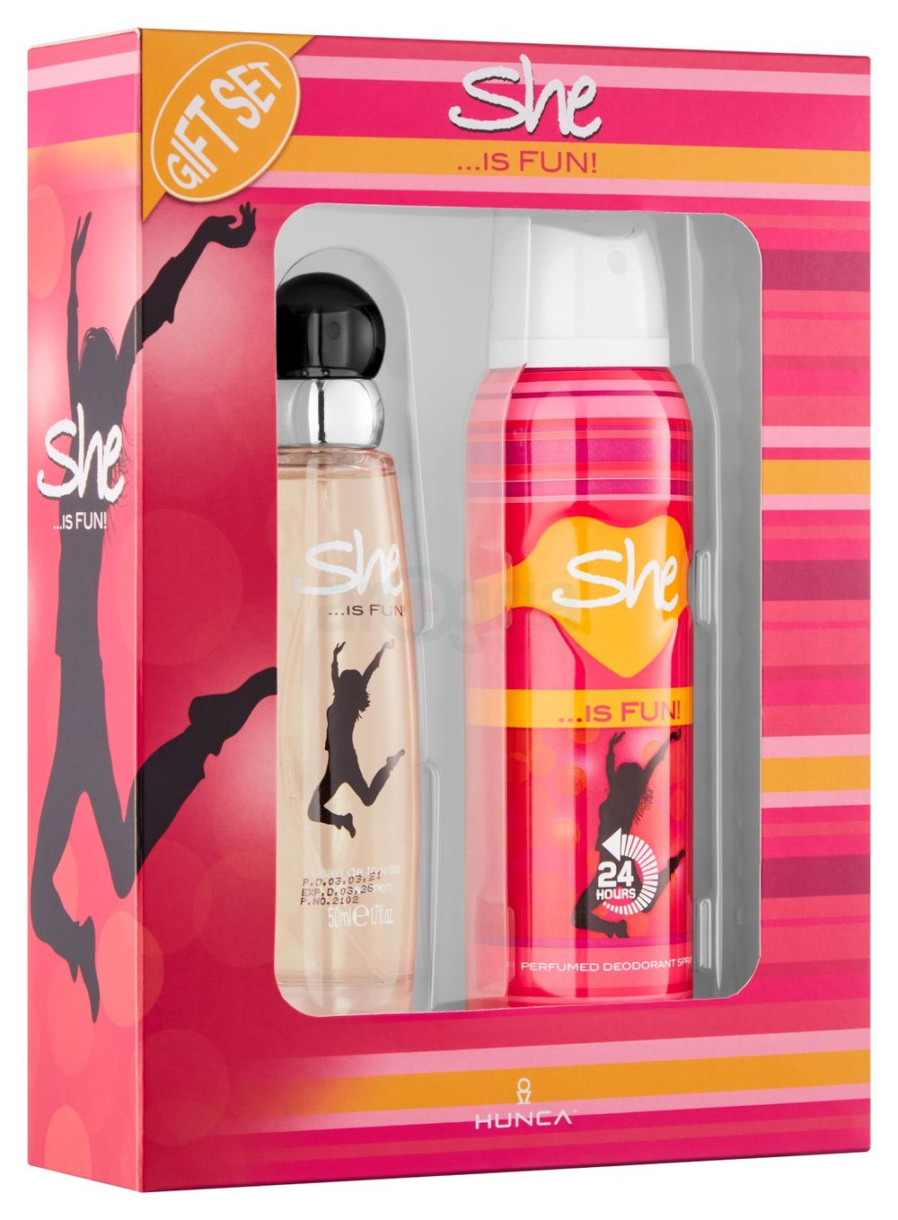 She Is Fun Gift Set - (Perfume 50ml+ Body Spray 150ml)  