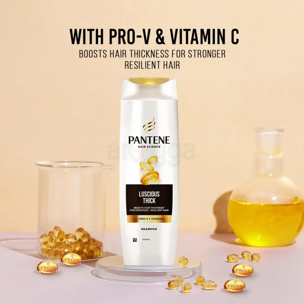 Pantene Luscious Thick Shampoo with Pro-V and Vitamin C 340ml  