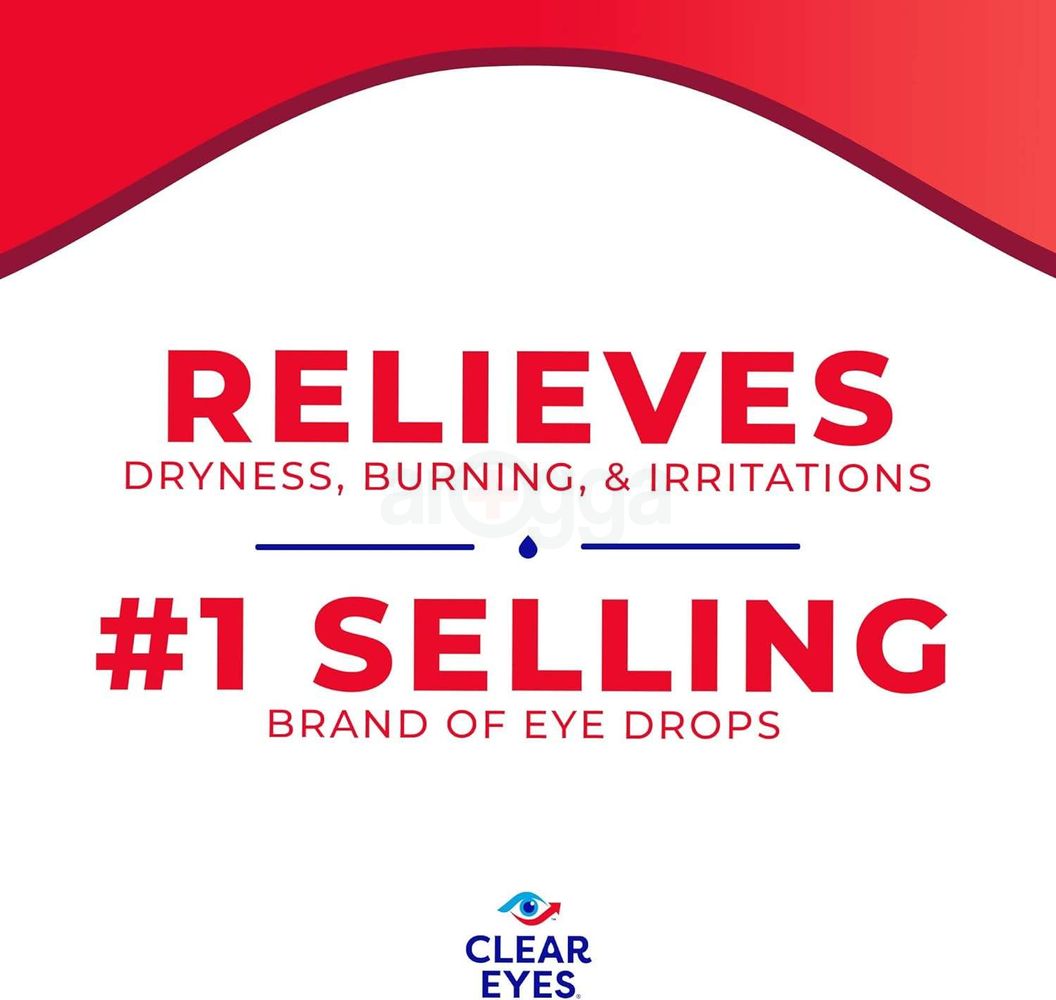 Clear Eyes Redness Eye Relief Eye Drops, 0.5 Fl Oz  