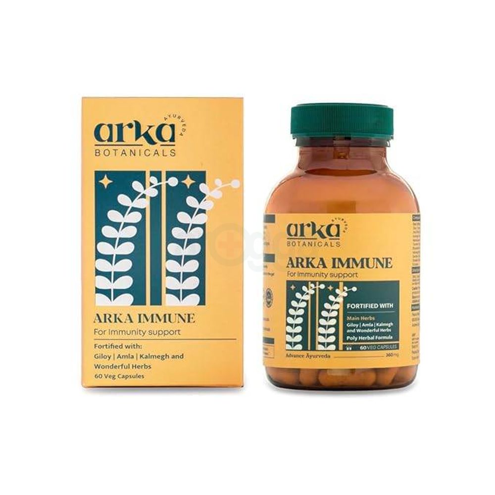 Arka Botanicals Arka Immune 60 Veg Capsules Immunity Support  