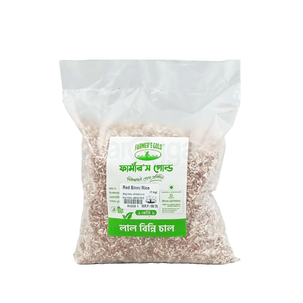 Farmer's Gold Red Binni Rice - 1kg  