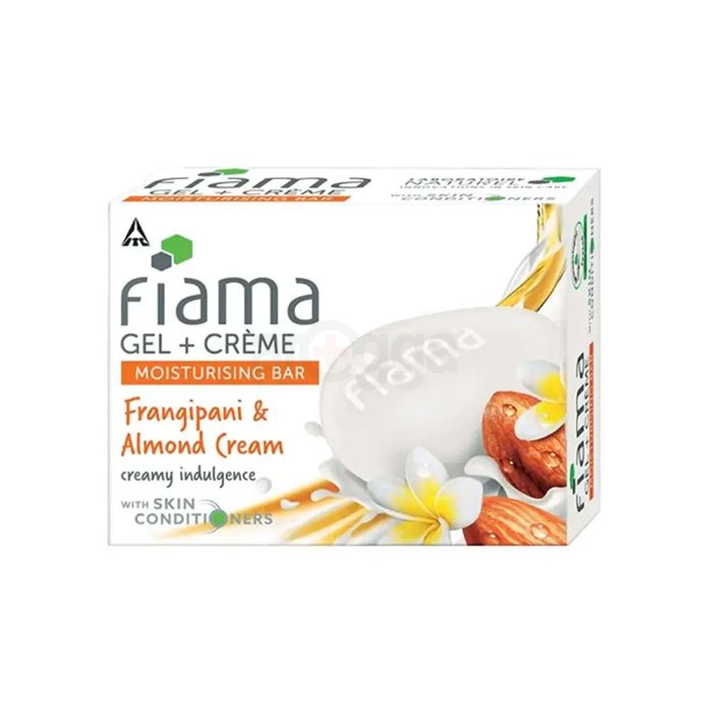 Fiama Gel+Cream Moisturising Bar With Frangipani & Almond Cream 125gm  