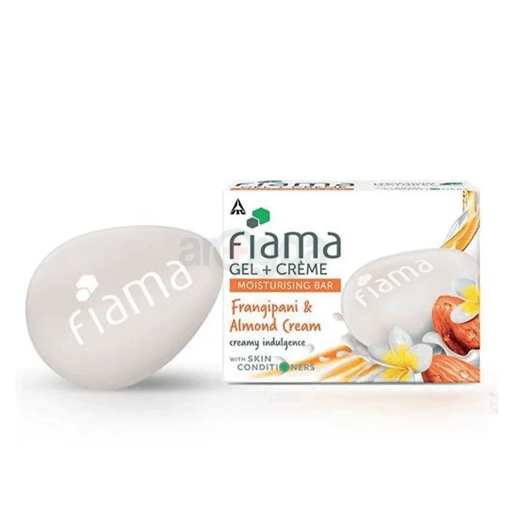 Fiama Gel+Cream Moisturising Bar With Frangipani & Almond Cream 125gm  