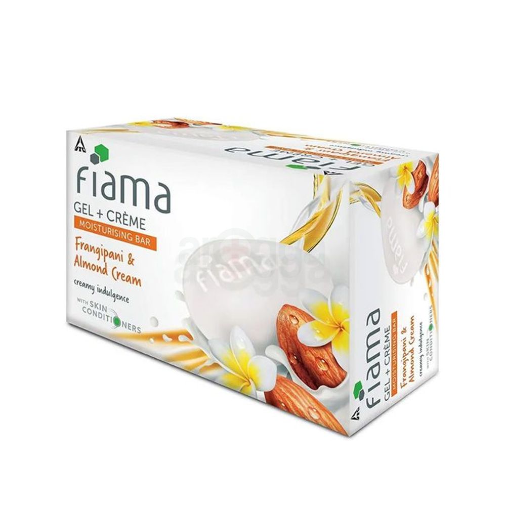 Fiama Gel+Cream Moisturising Bar With Frangipani & Almond Cream 125gm  