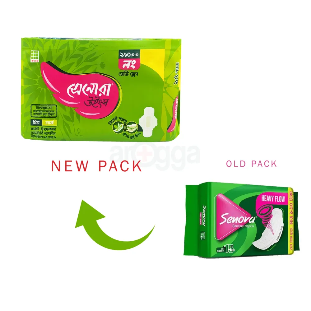 Senora  Heavy Flow Sanitary Napkin 15's Pack  