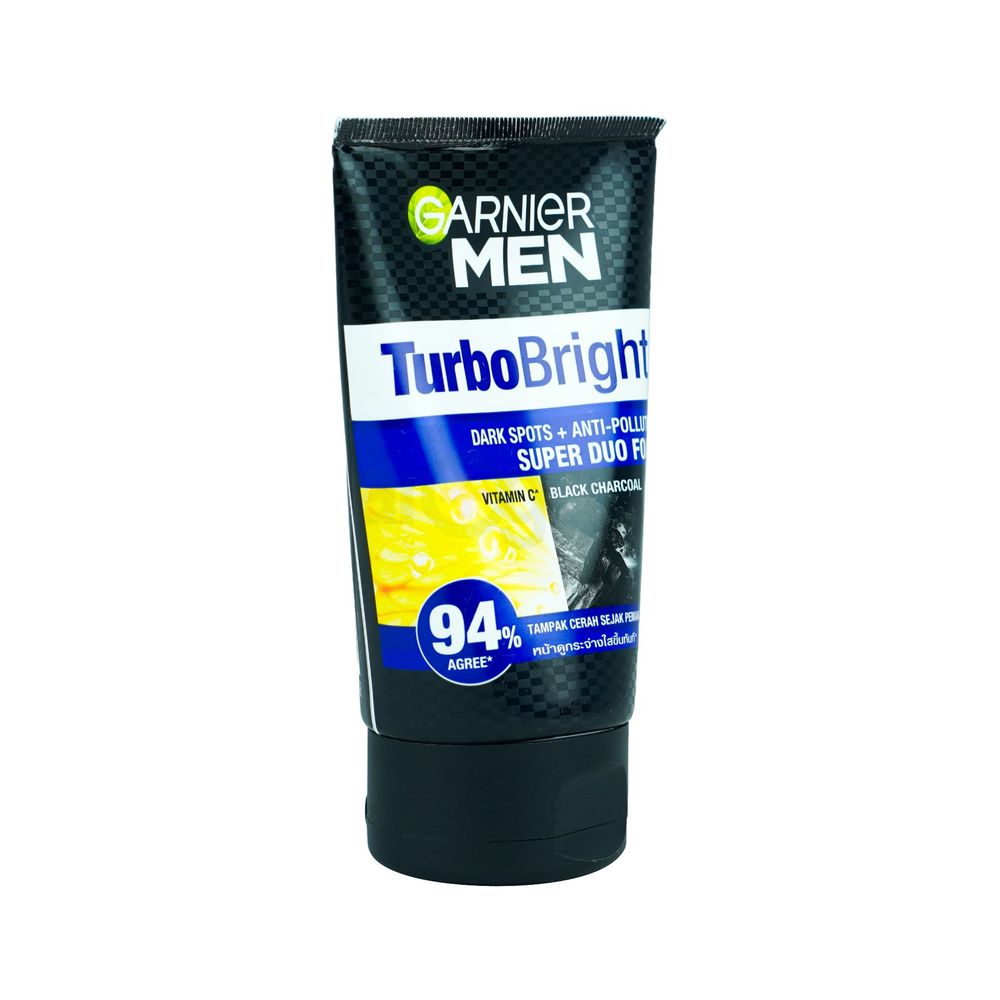 Garnier Men Turbo Bright Dark Spot & Anti-Pollution Super Duo Foam  