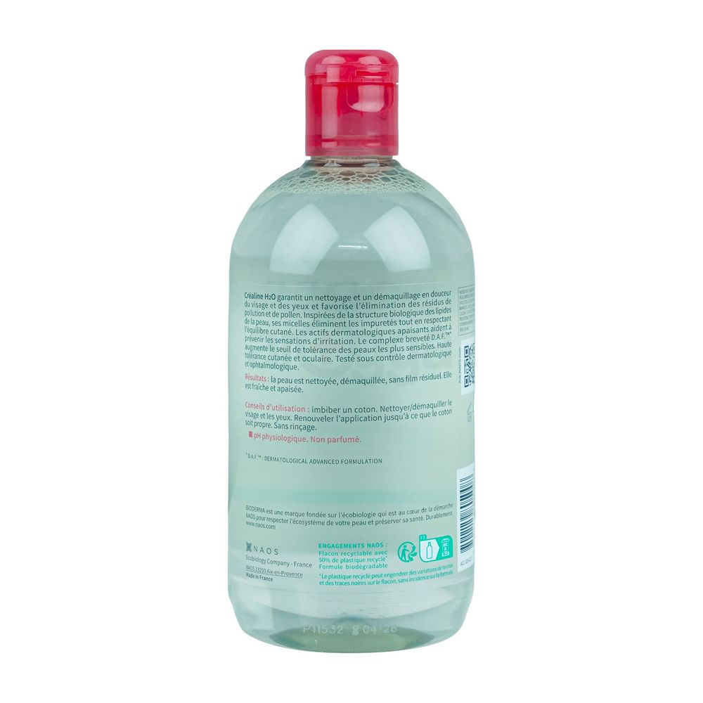 Bioderma Sensibio (Crealine) H2O Original Micellar Water 500ml  