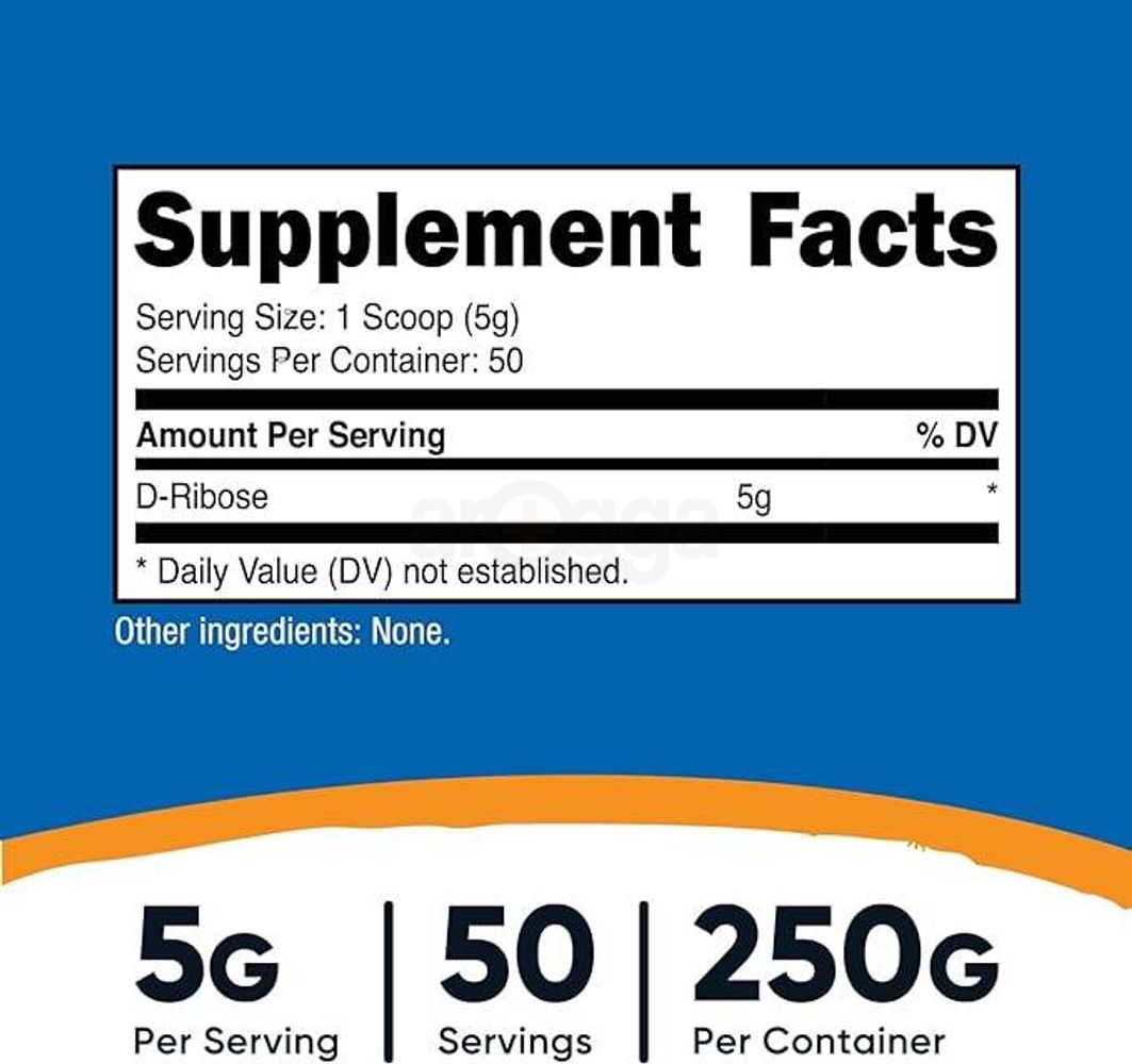 Nutricost D-Ribose Powder 250g  