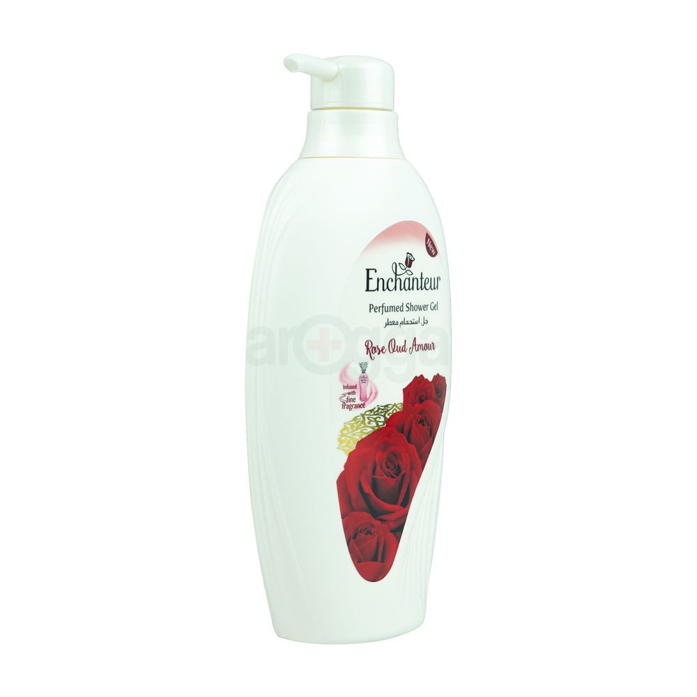 Enchanteur Rose Oud Amour Perfumed Shower Gel  