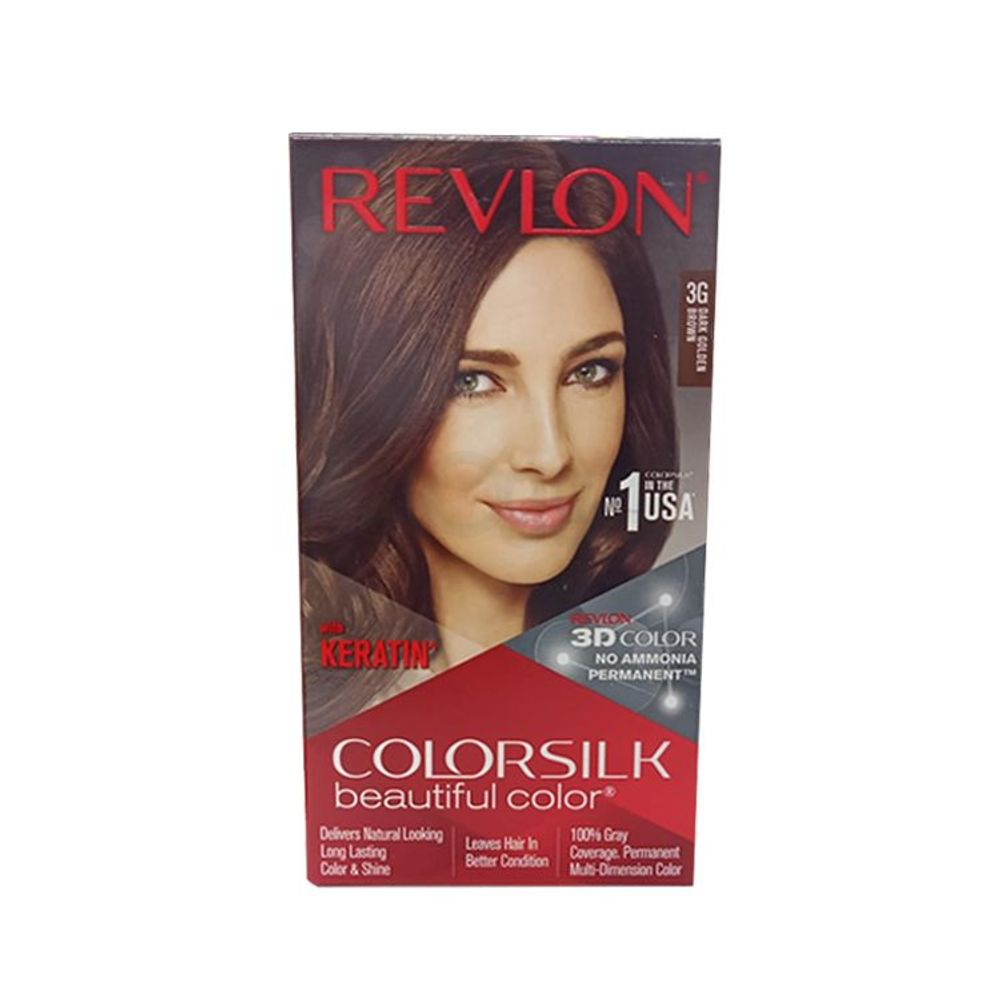 Revlon Colorsilk Beautiful Hair Color - 3G Dark Golden Brown  