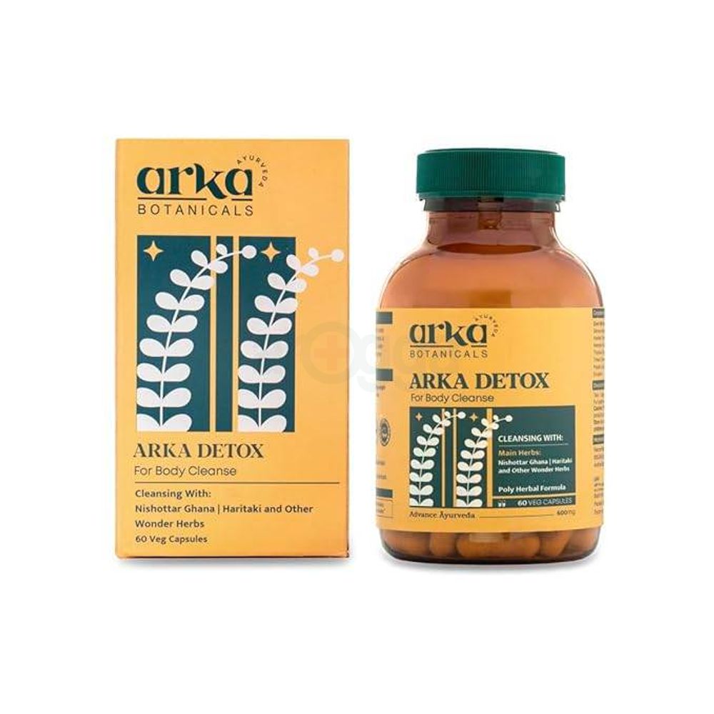 Arka Botanicals Arka Detox 60 Veg Capsules| Body Cleanse   