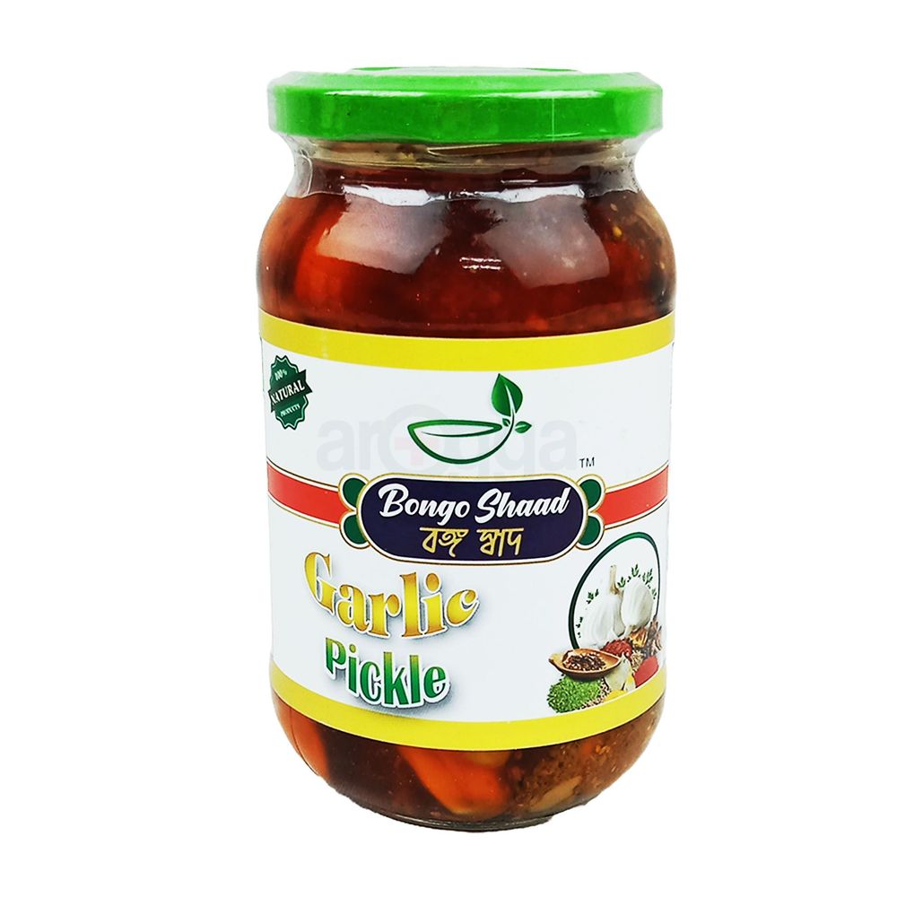 Bongo Shaad Garlic Pickle-400gm  
