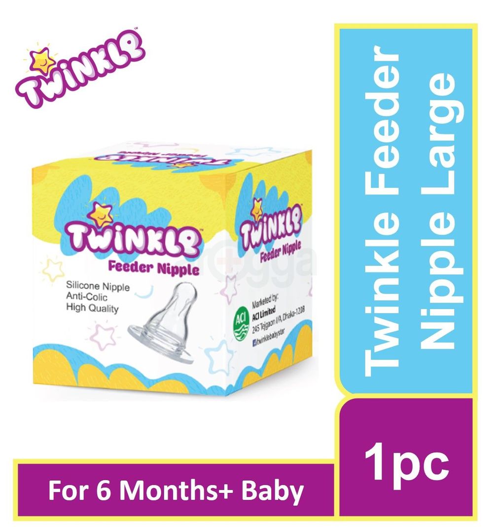 Twinkle Feeder Nipple Large 6months+  