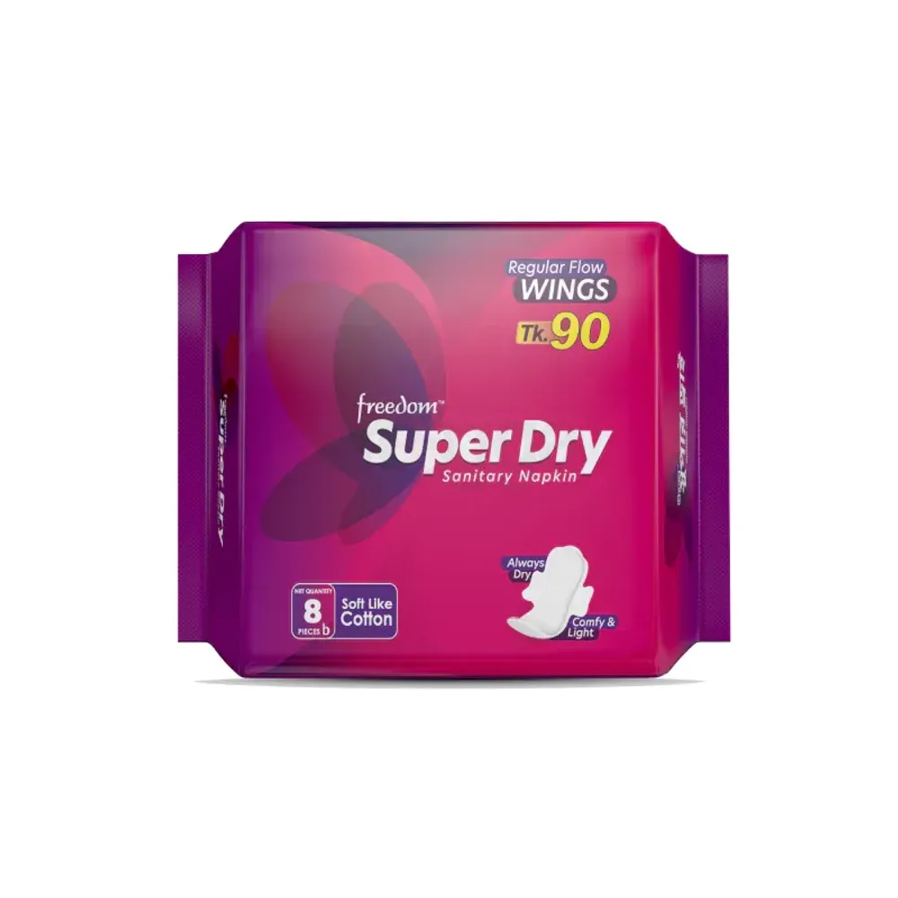Freedom Super dry Sanitary Napkin 8 Pads  