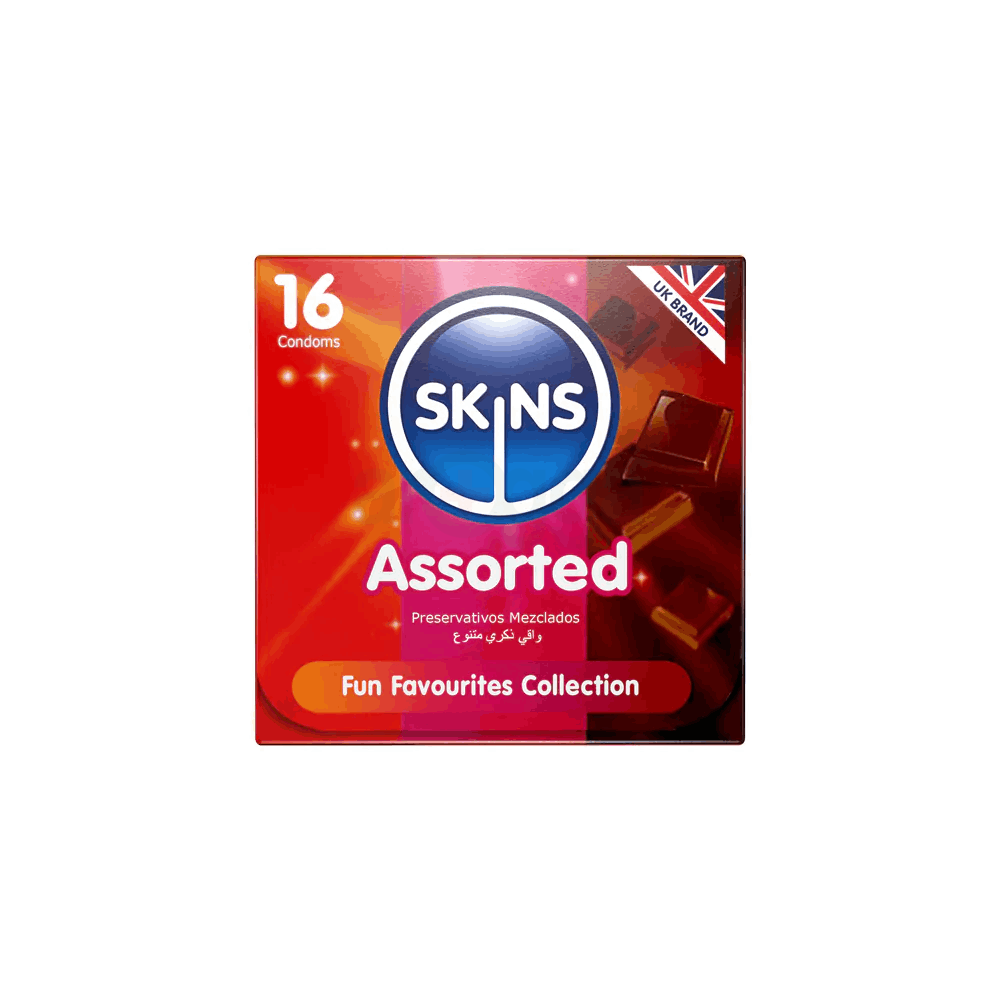 SKINS Assoted Condoms 16's Pack  