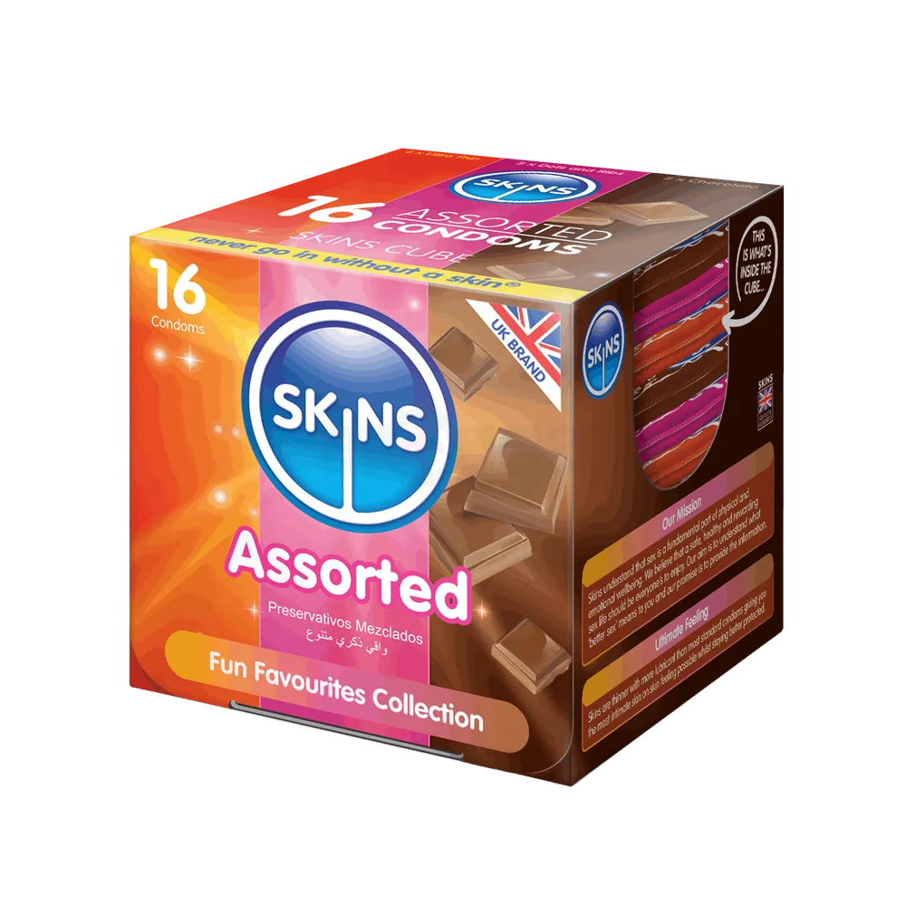 SKINS Assoted Condoms 16's Pack  