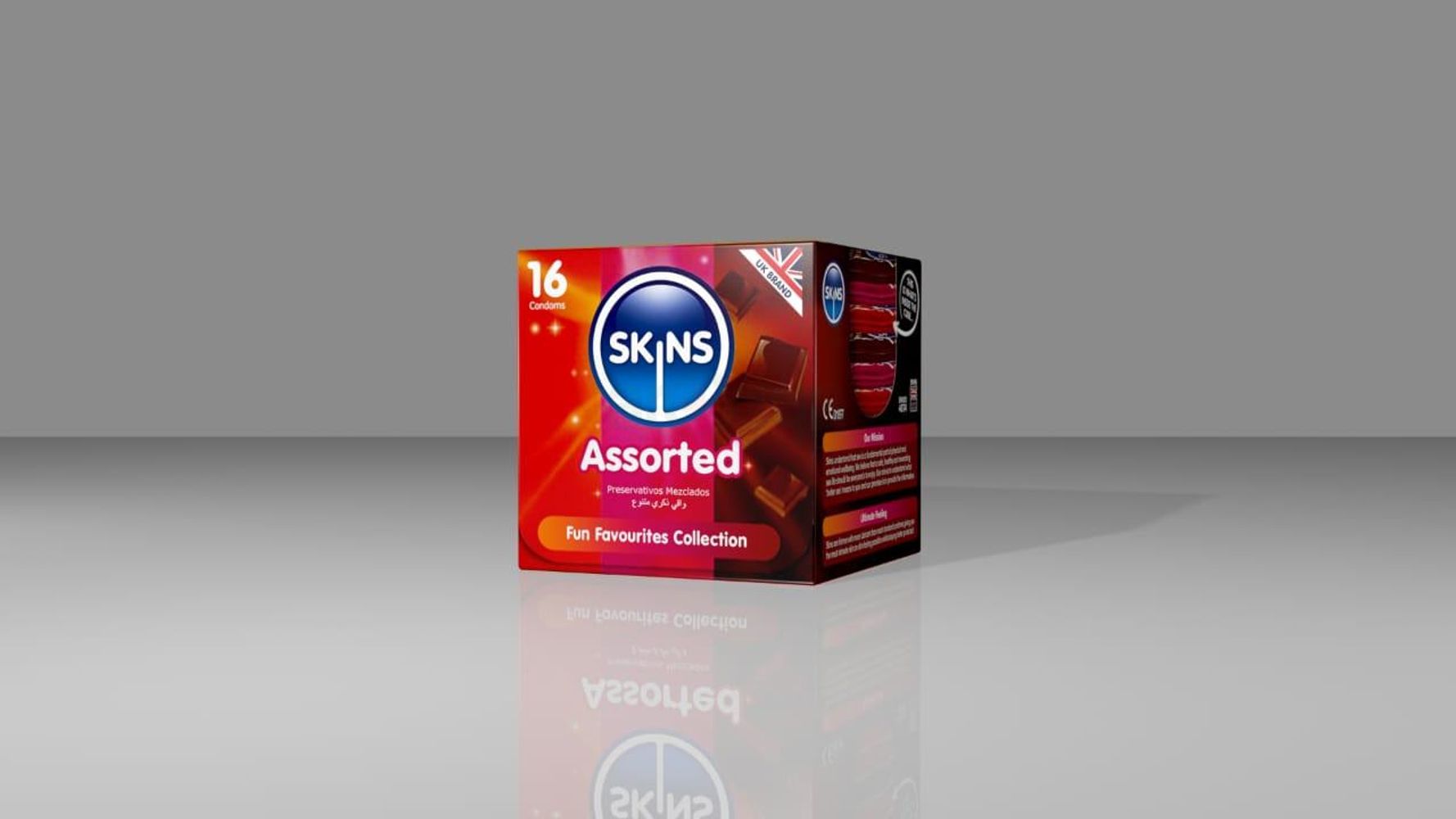 SKINS Assoted Condoms 16's Pack  