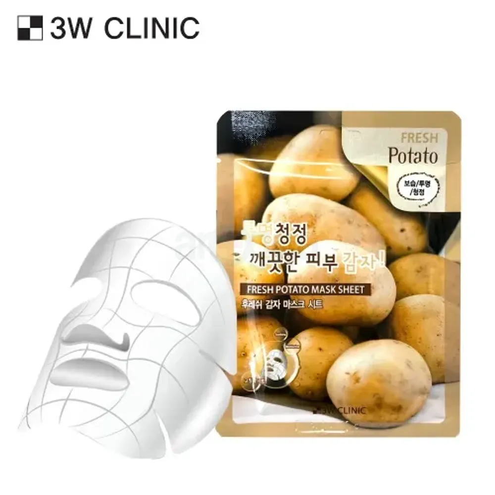 3W Clinic Fresh Potato Sheet Mask  