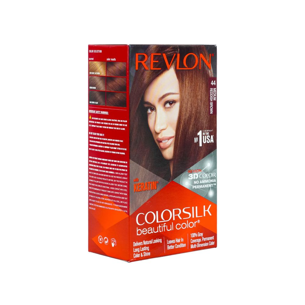 Revlon Colorsilk Beautiful Hair Color-44 Medium Reddish Brown  