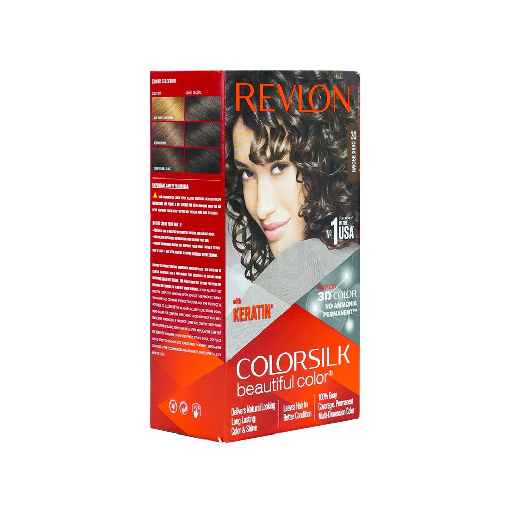 Revlon Colorsilk Beautiful Color-30 Dark Brown  
