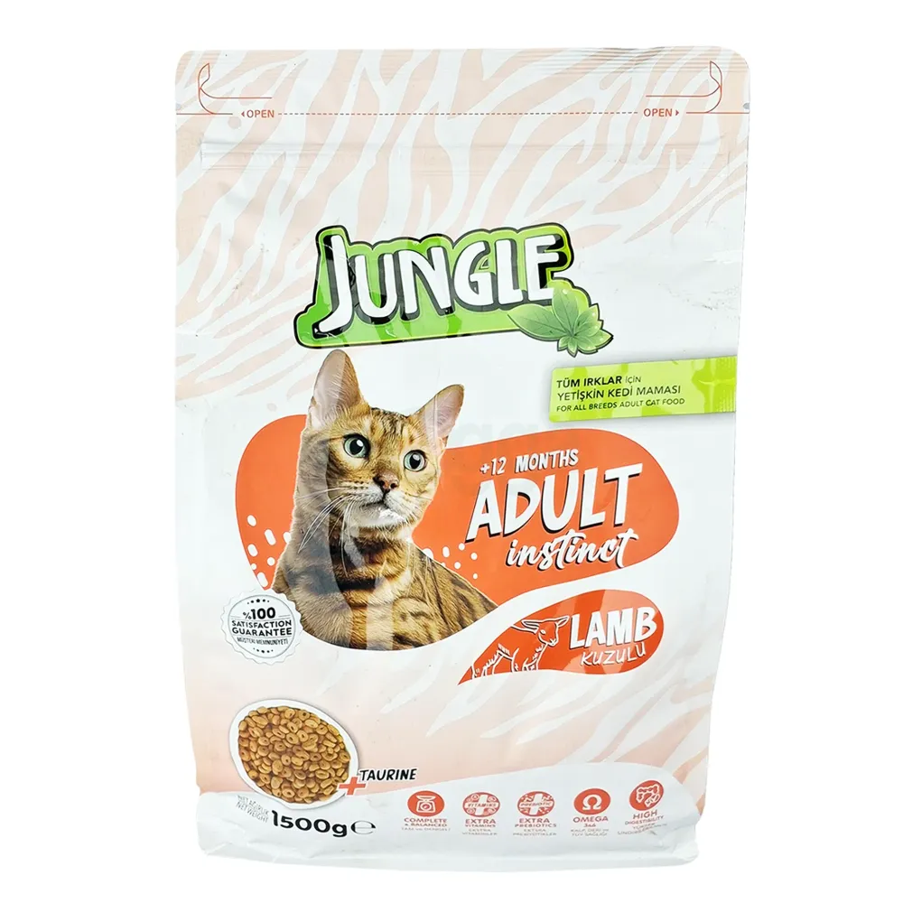 Jungle Adult Cat Food Lamb 1.5Kg  