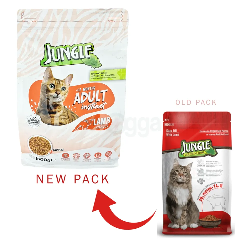Jungle Adult Cat Food Lamb 1.5Kg  