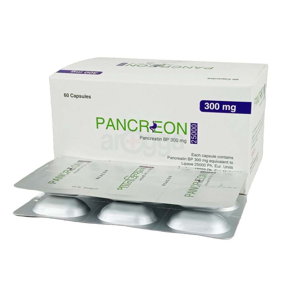 Pancreon 300-25000 300mg capsule