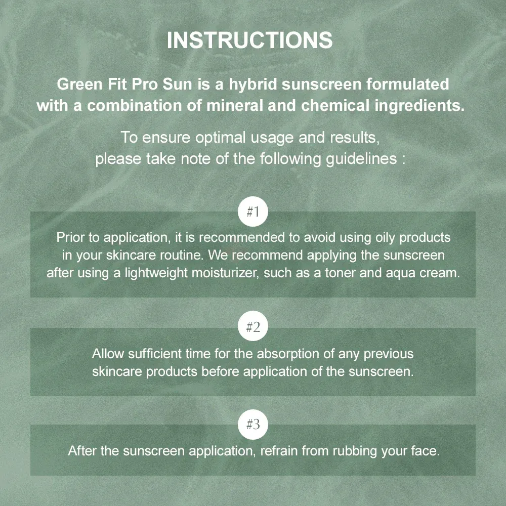 Kaine Green Fit Pro Sun SPF50+ PA++++  