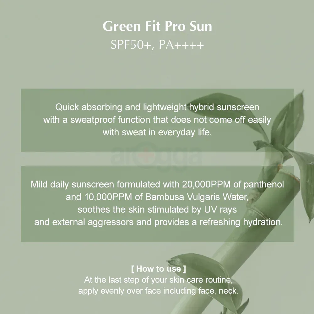 Kaine Green Fit Pro Sun SPF50+ PA++++  