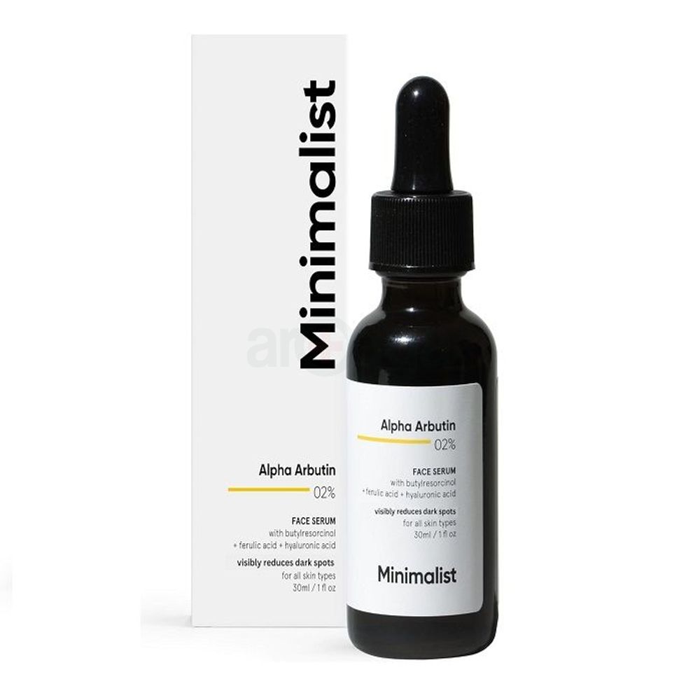 Minimalist Alpha Arbutin 02% Face Serum for Reduces Pigmentation & Spots for All Skin Types 30ml  