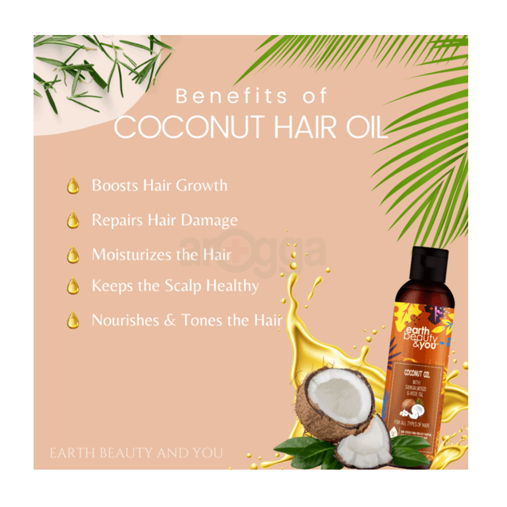 Earth Beauty & You Coconut Oil 100ml  