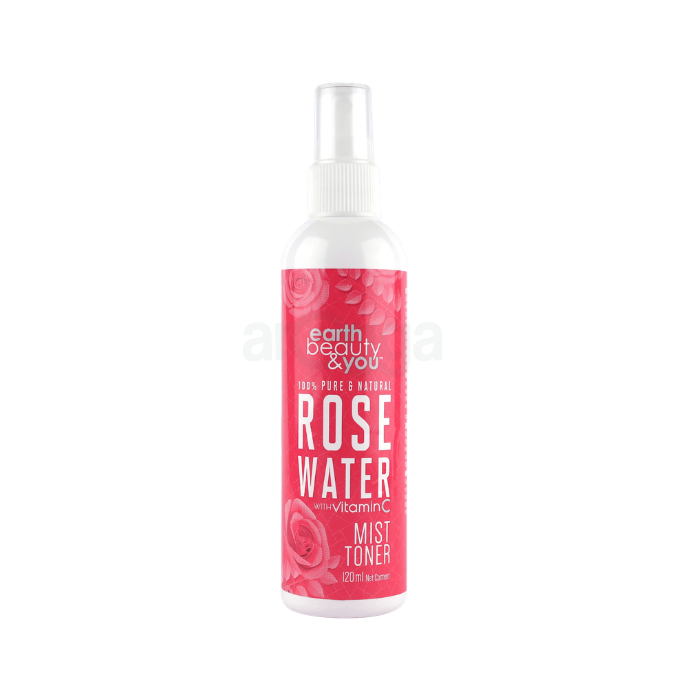 Earth Beauty & You Rose Water With Vitamin C Mist Toner 120ml  