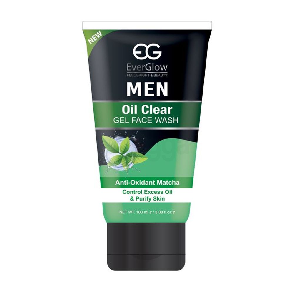 Everglow Oil Clear Men Gel Face Wash 100ml  