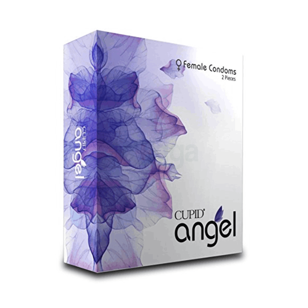 Cupid Angel Female Condom - 2Pcs Box - Women Condom  