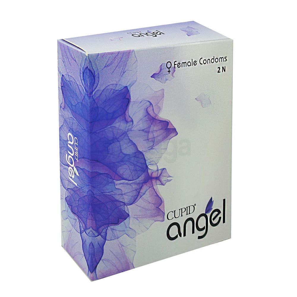 Cupid Angel Female Condom - 2Pcs Box - Women Condom  