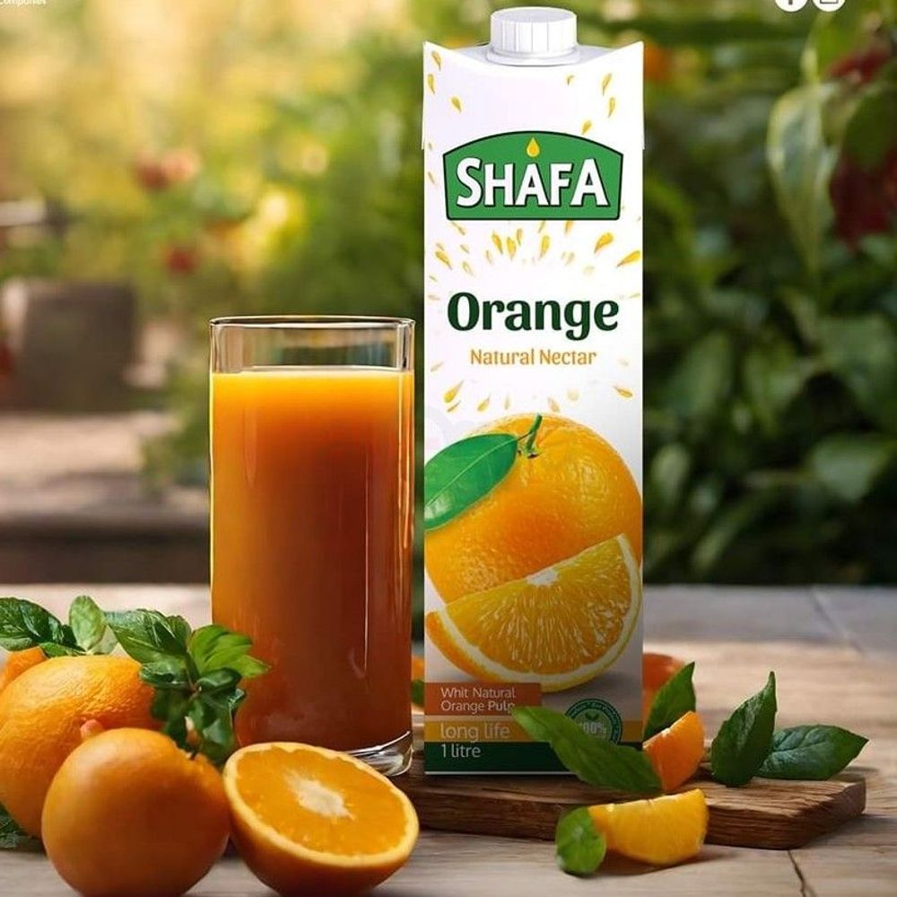 Shafa Natural Nectar Orange 1000ml  