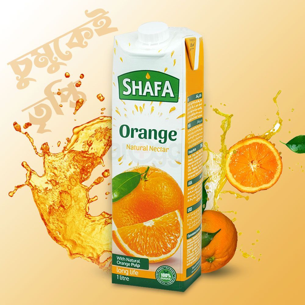 Shafa Natural Nectar Orange 1000ml  