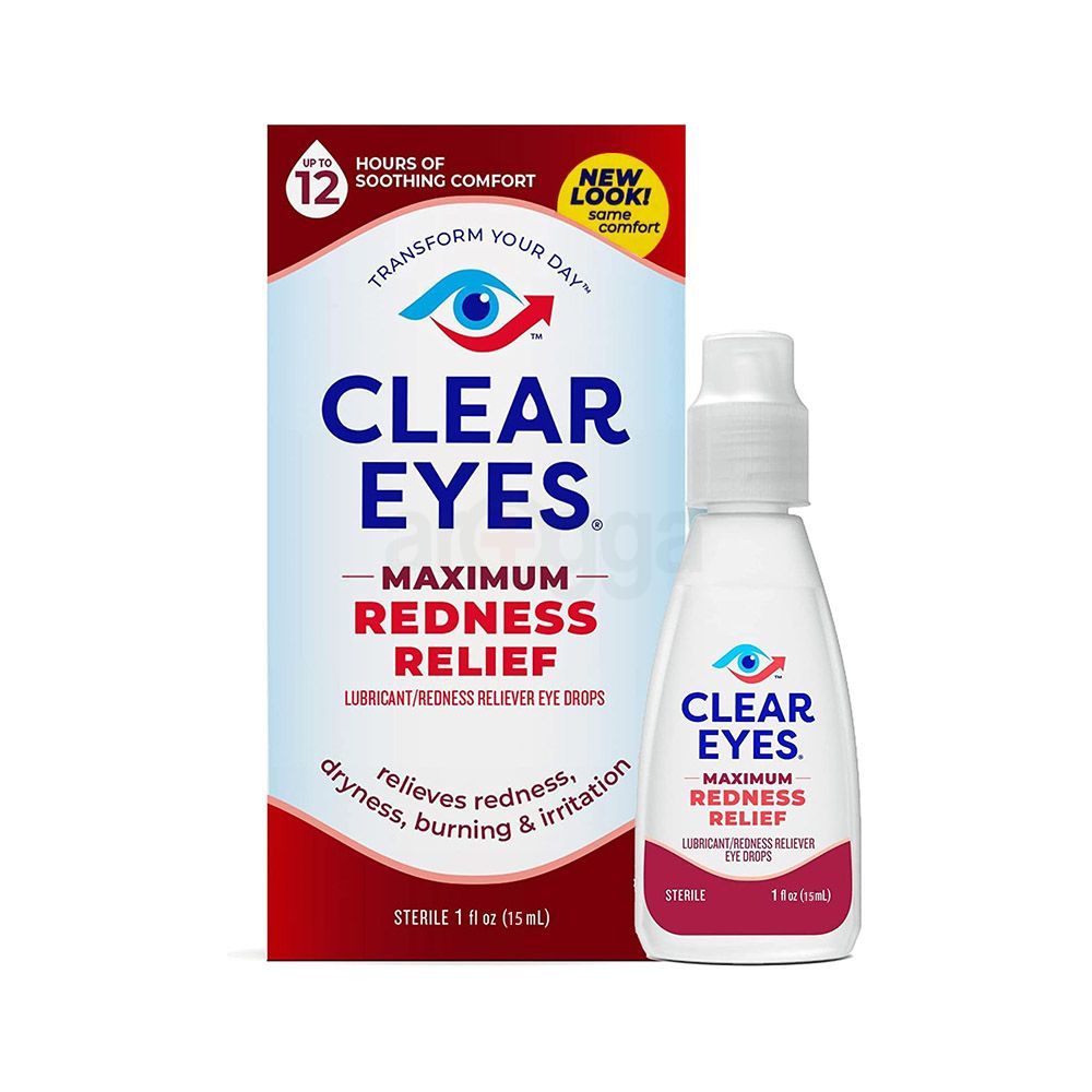 Clear Eyes Maximum Redness Eye Relief Eye Drops, 0.5 Fl Oz  