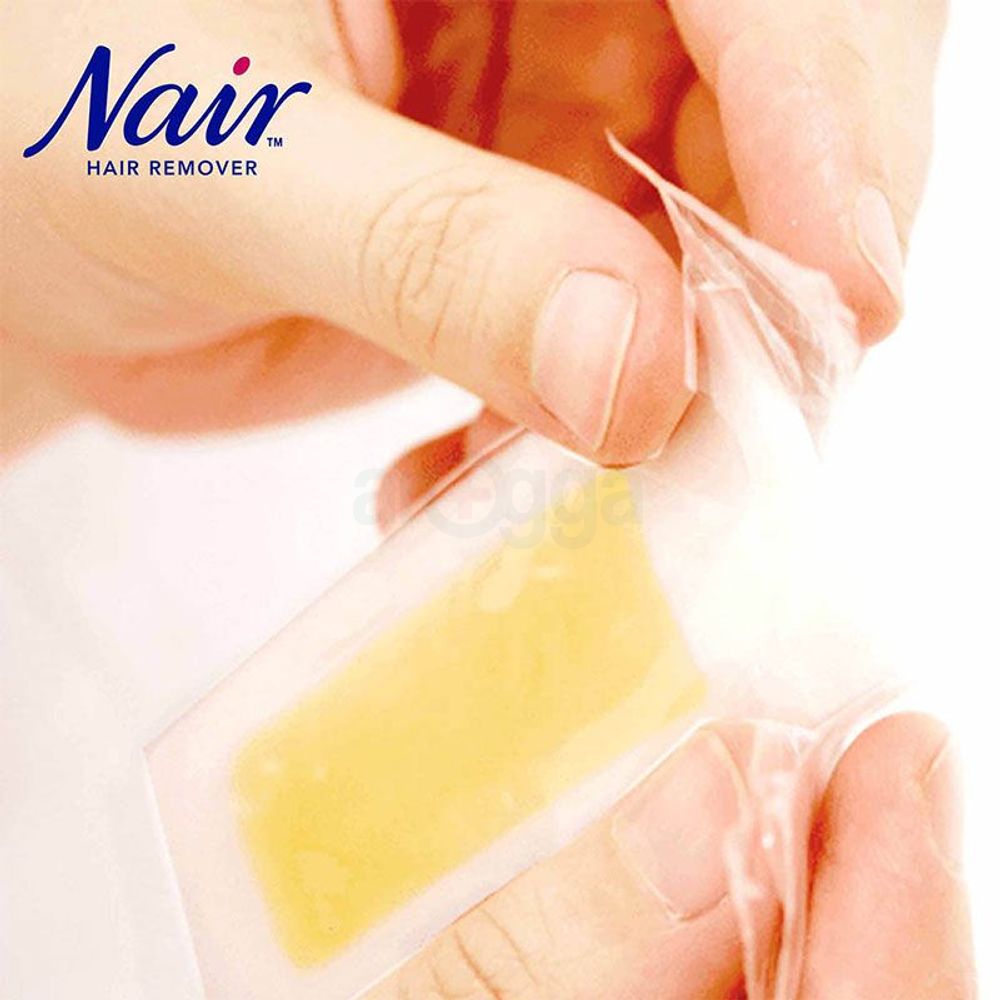 Nair Hair Remover Face Wax Strips for Sensitive Skin with Camomile Extract  
