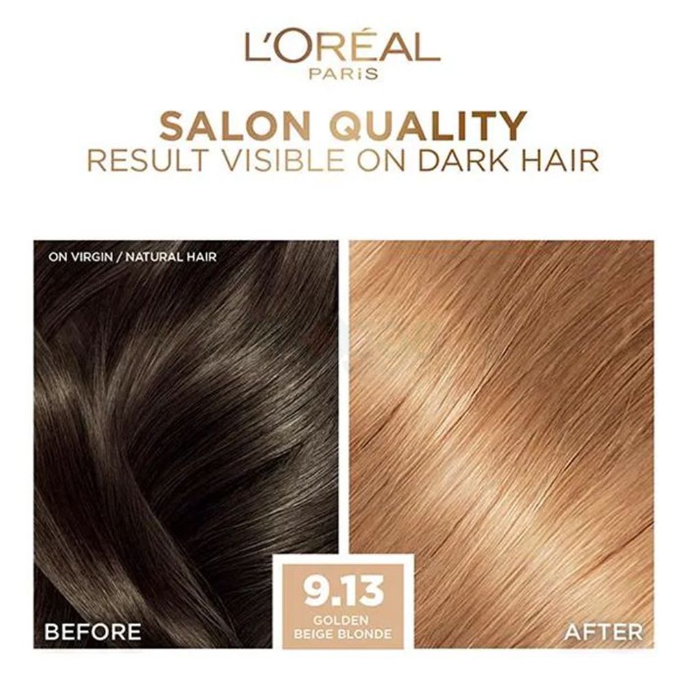 Loreal Paris Excellence Fashion Hair Color  9.13 Golden Blonde  