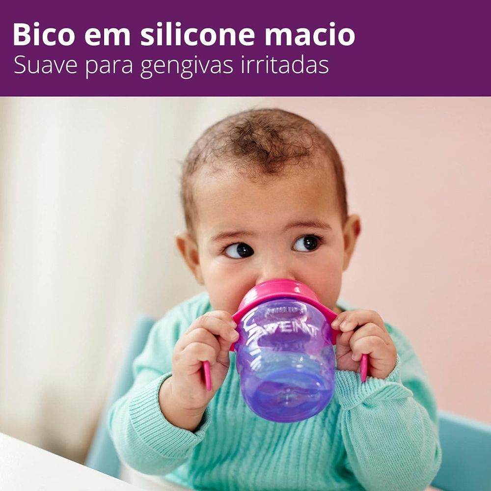 Philips Avent Spout Cup (6m+) 200ml (Model: SCF551/03)- Purple  