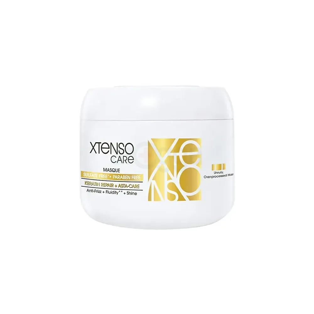 Loreal Paris Professionnel Xtenso Care Masque Hair Cream for Over-Processed Hair with Keratin Repair + Asta-Care  