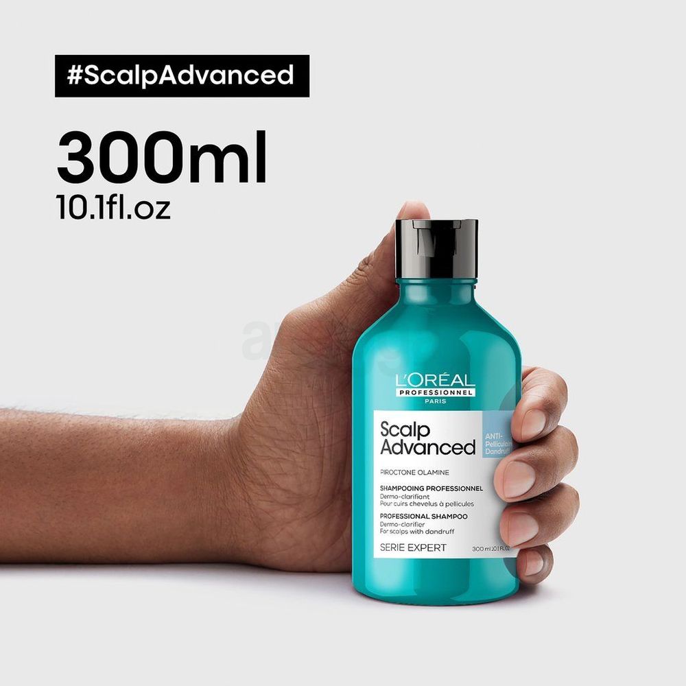 Loreal Paris Professionnel Scalp Advanced Anti-dandruff Dermo-Carifier Shampoo  