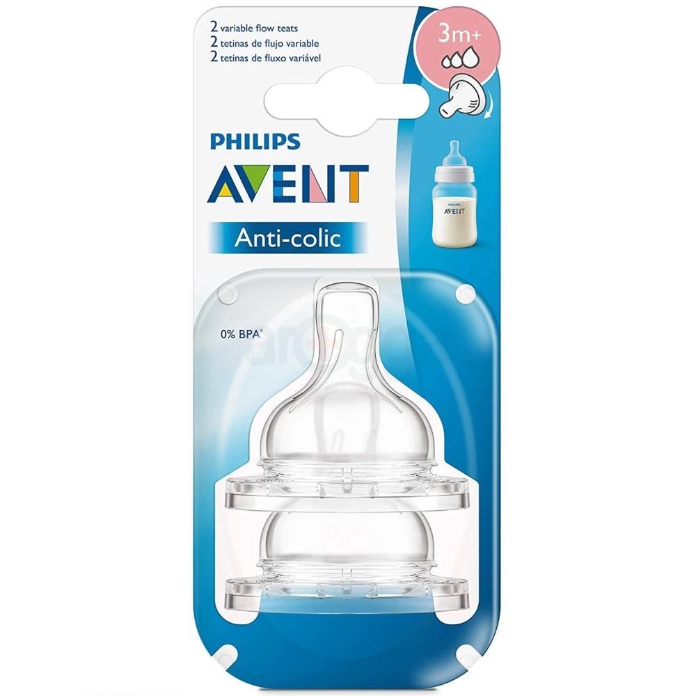 Philips Avent Natural Teat (3m+) - SCF635/27  2's Pack   