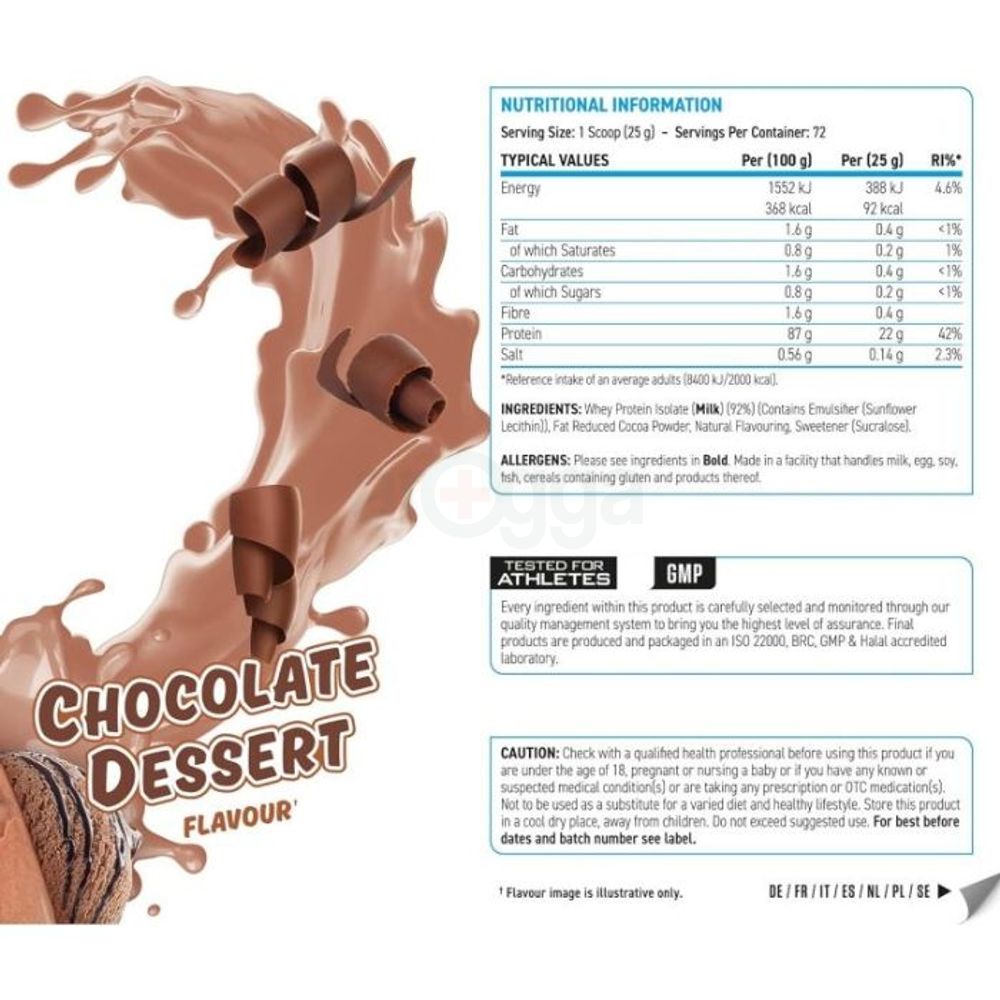 Applied Nutrition Advanced ISO-XP Whey Protein Isolate Chocolate Dessert 1.8kg  